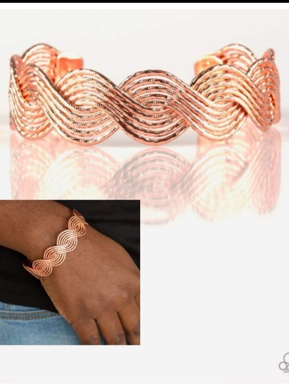 WOVEN WONDER COPPER BRACELET